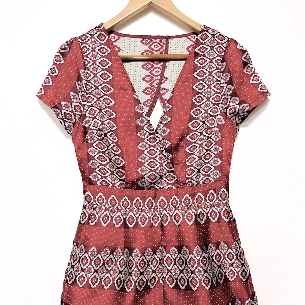 Cute red goddess style jumpsuit